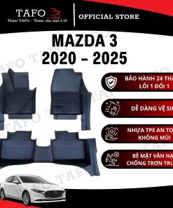 Thảm lót sàn ô tô Mazda 3 2020 - 2025