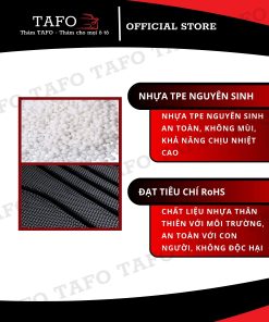 Thảm sàn ô tô Tafo sử dụng nhựa TPE nguyên sinh chuẩn RoHS
